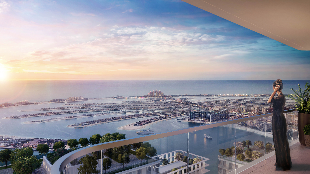 Dubai Marina view from Marina Crest Residences
